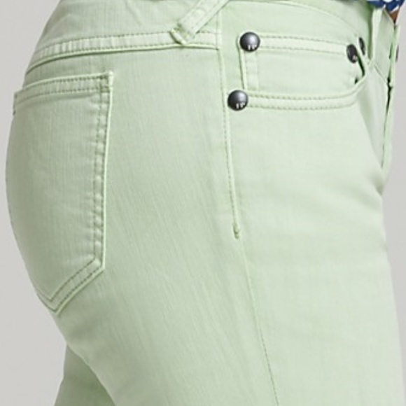 Free People Spearmint Skinny Jeans Stretch Denim 2 - Picture 3 of 4